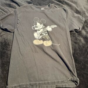 Revenge Clothing Black Graphic Tee Mickey Mouse